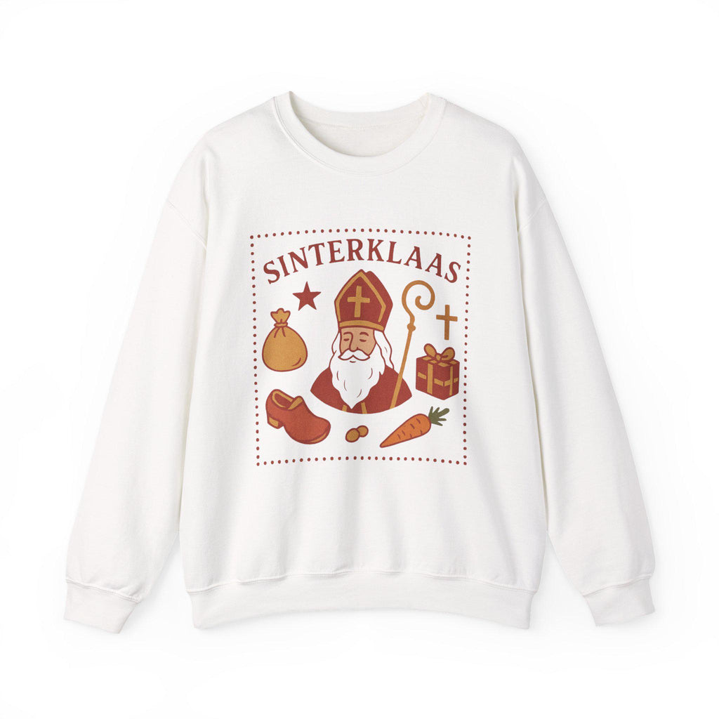 Sinterklaas Sweatshirt – Dutch Christmas Pullover, Cozy St. Nicholas Holiday Jumper, Netherlands Winter Gift, Festive Embroidered Crewneck