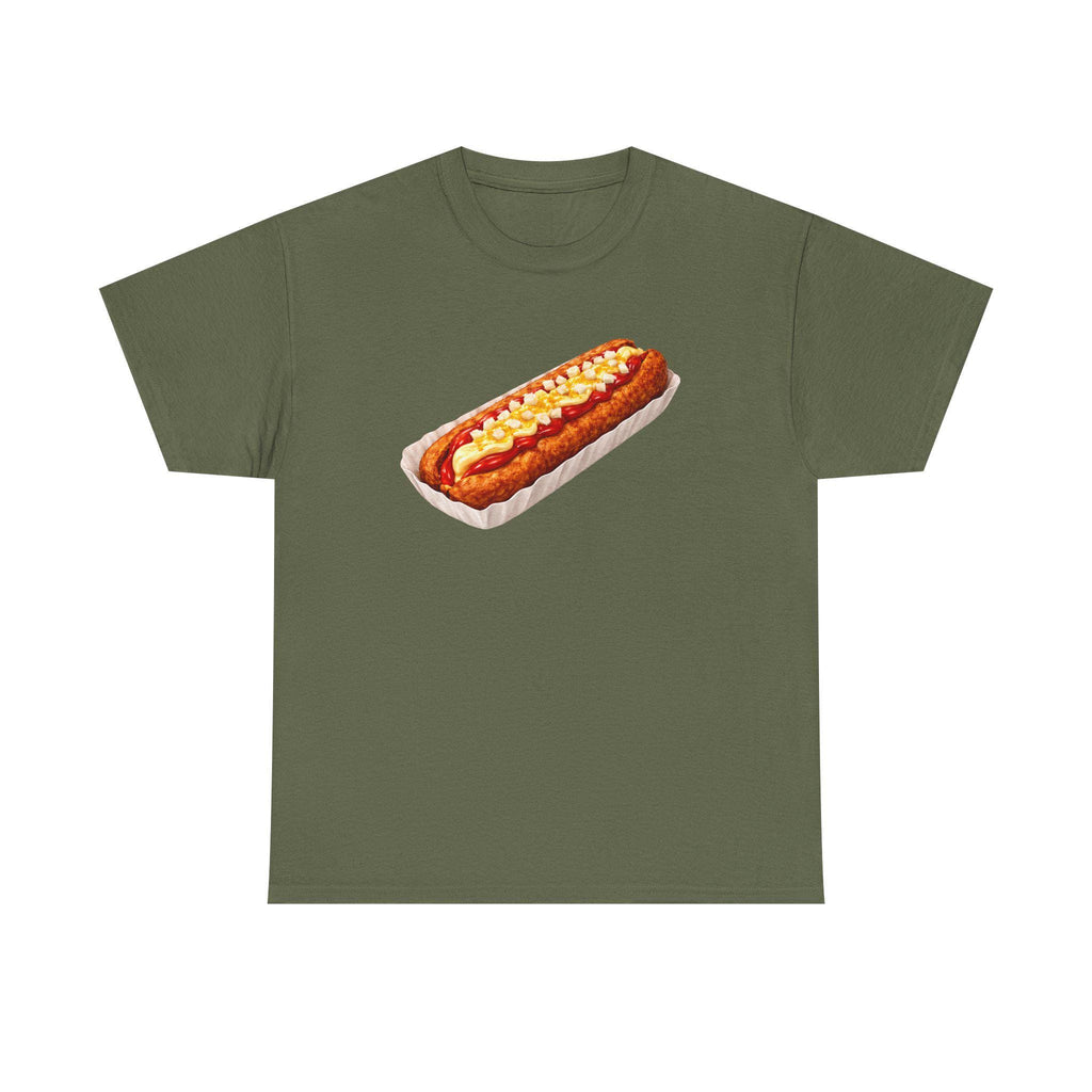 Frikandel Speciaal Shirt | Dutch Street Food Tee | Netherlands Snack Bar Shirt |  Amsterdam Food Shirt | Dutch Snack Graphic Tee | European