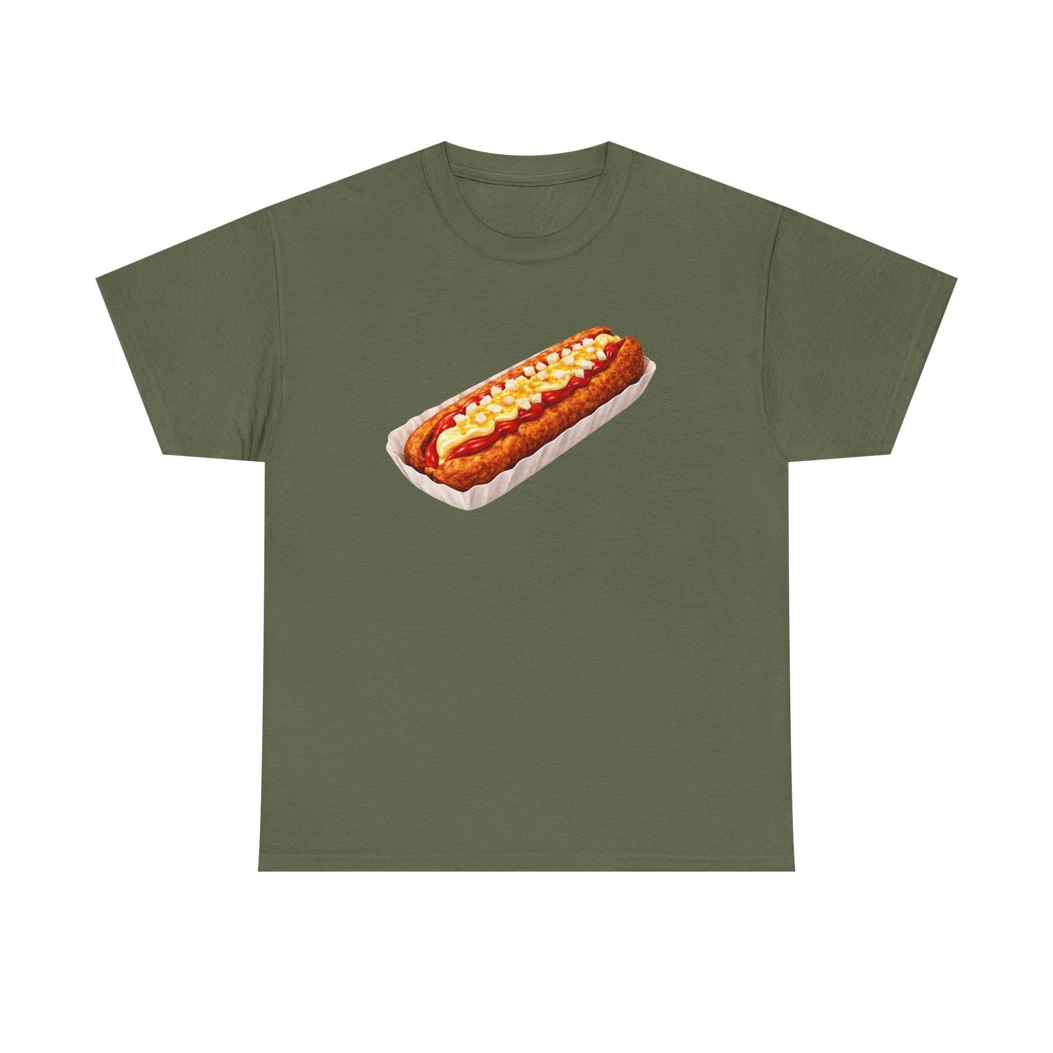 Frikandel Speciaal Shirt | Dutch Street Food Tee | Netherlands Snack Bar Shirt |  Amsterdam Food Shirt | Dutch Snack Graphic Tee | European