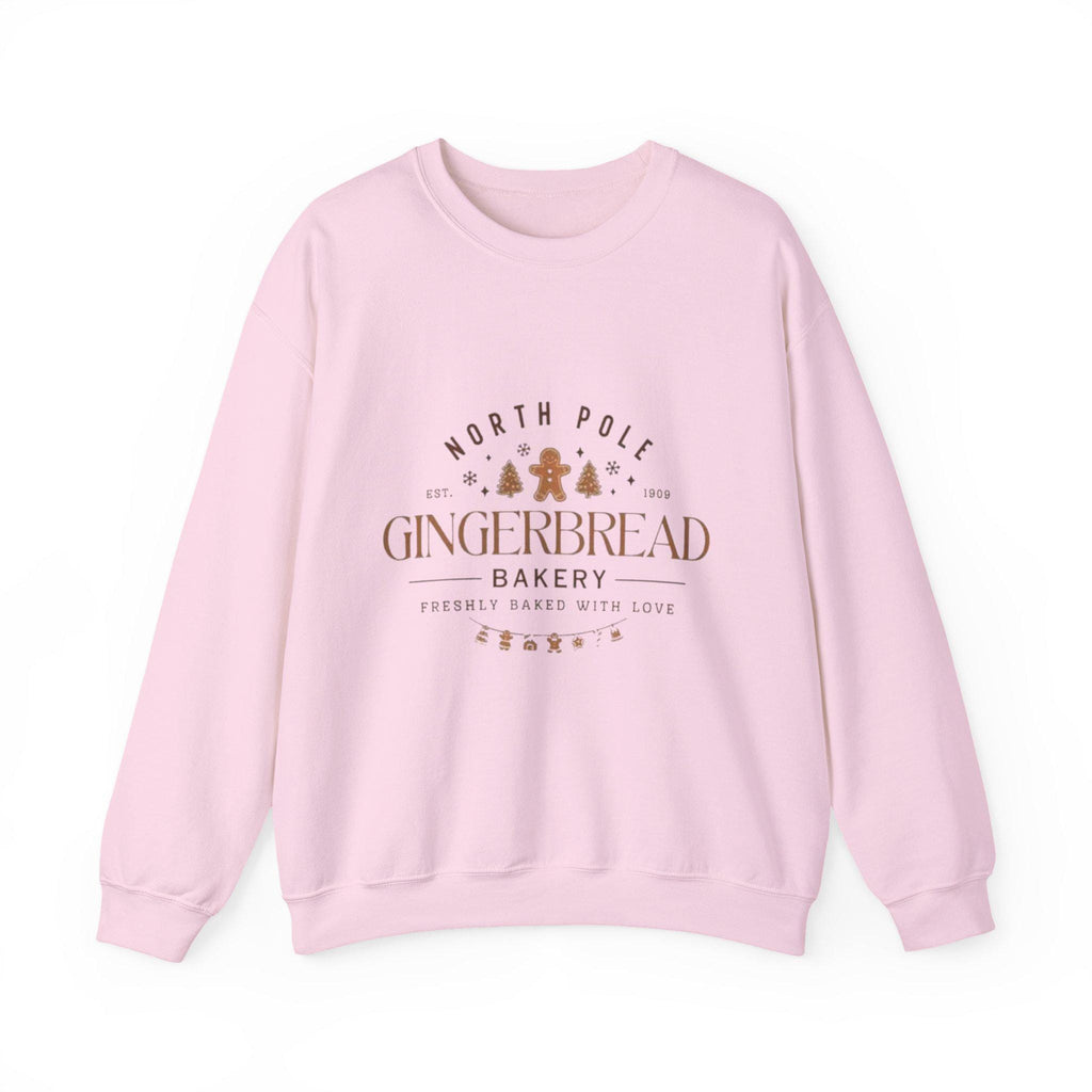 Gingerbread Man Christmas Sweatshirt • North Pole Bakery Crewneck • Cute Cozy Holiday Sweater • Festive Gingerbread Cookie Shirt