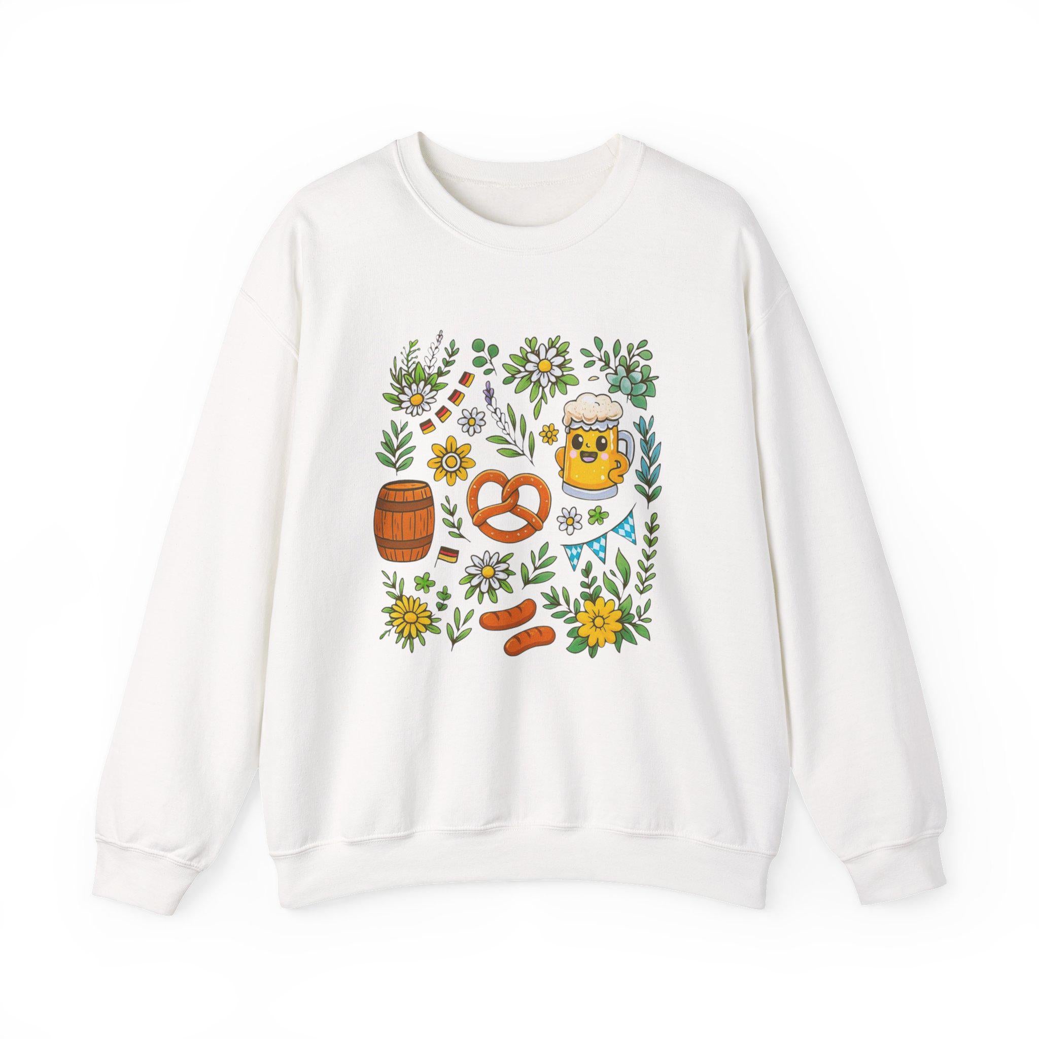 Bavarian Oktoberfest Crewneck, German Heritage Sweatshirt, Oktoberfest Outfit, Alpine Beer Festival Jumper, Unisex Bavarian Clothing