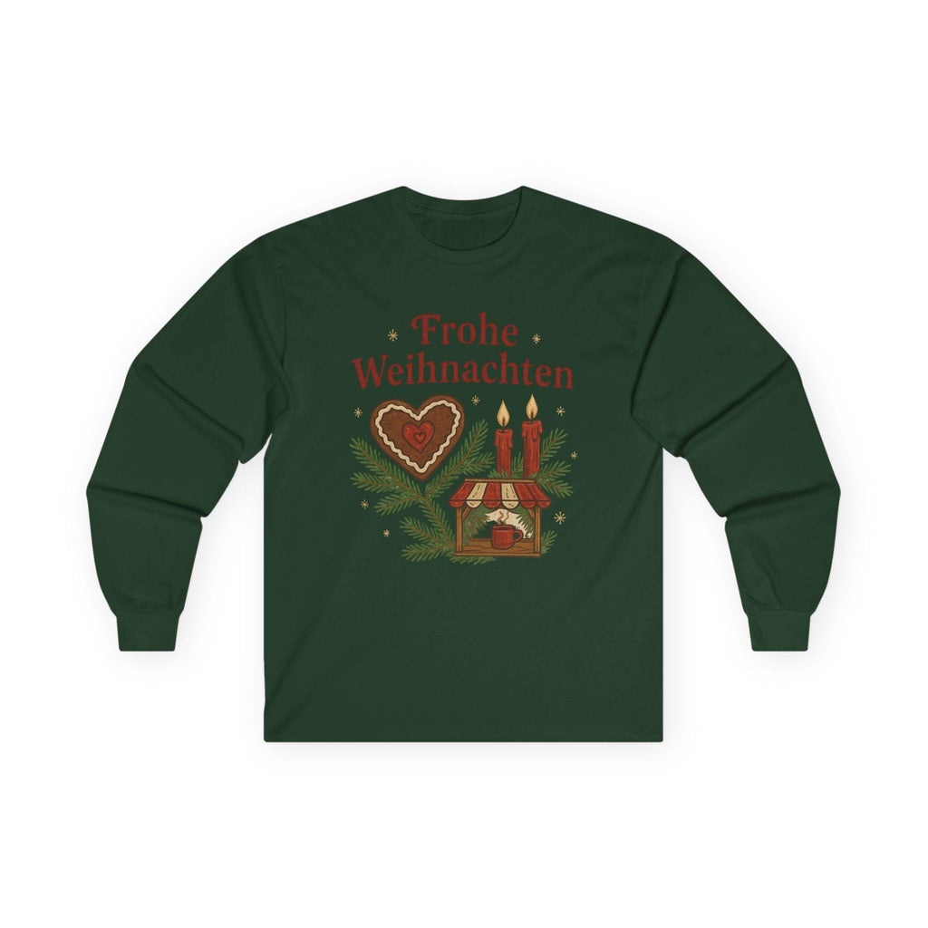 German Christmas St. Nicholas Shirt – Nikolaus Vintage Long Sleeve Tee | European Holiday Top