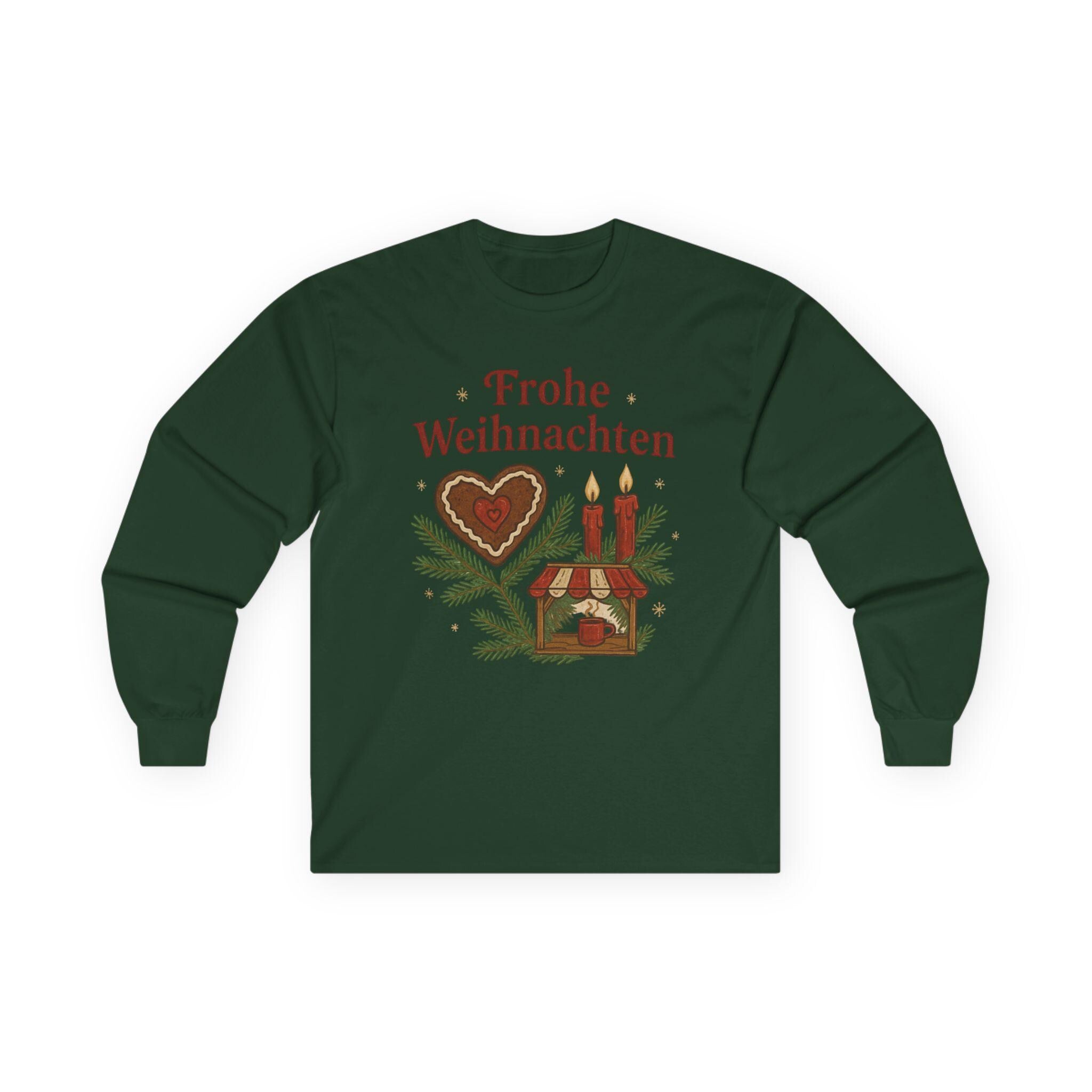 German Christmas St. Nicholas Shirt – Nikolaus Vintage Long Sleeve Tee | European Holiday Top