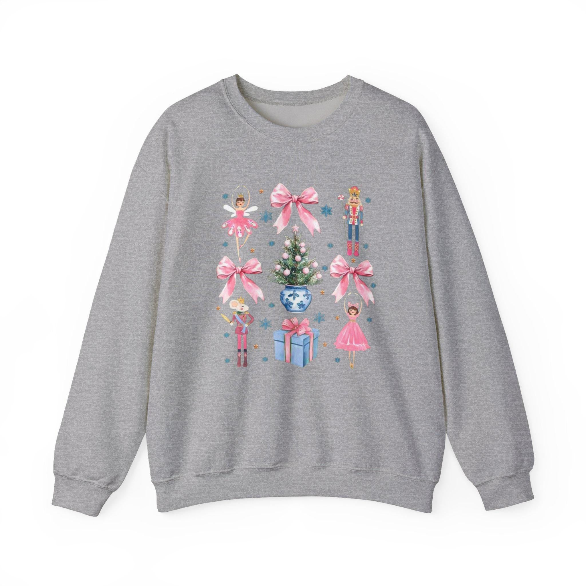 Ballet Christmas Sweatshirt: Nutcracker Holiday Crewneck