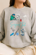 Surgical Tech Crewneck Sweatshirt | Scrub Life Sweater | Cute Medical Apparel for OR & Healthcare Workers