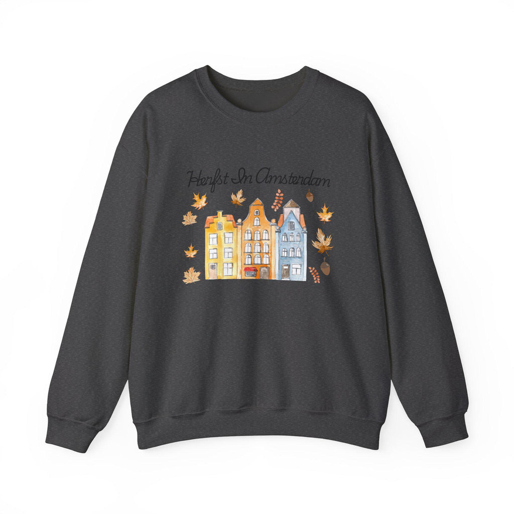 Amsterdam Fall Sweatshirt • Cozy Dutch Canal Sweater • Herfst Crewneck • Autumn Aesthetic Amsterdam Jumper