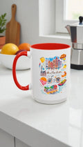 Amsterdam Watercolor Mug • Dutch Cityscape Coffee Cup • Stroopwafel Canal Art • 11/15oz Accent Mugs