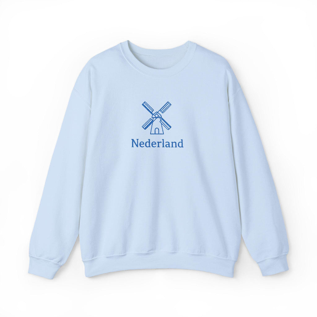 Embroidered Nederland Sweatshirt | Dutch Pride Crewneck | Holland Embroidery Jumper | Netherlands Heritage Gift | Dutch Flag Sweater