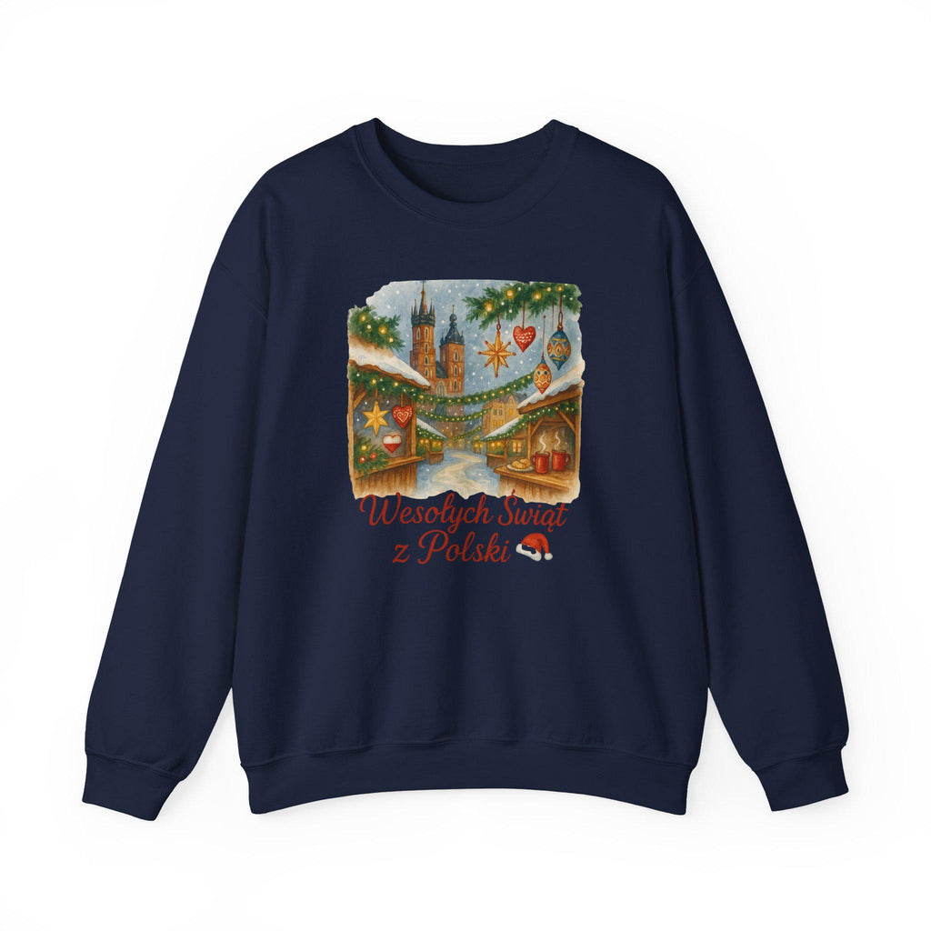 Polish Christmas Sweatshirt • Wigilia Holiday Jumper • Polish Heritage Crewneck • Traditional Polish Gift