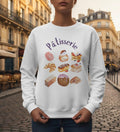Patisserie Sweatshirt | French Pastry Crewneck | Croissant & Macaron Bakery Aesthetic Sweater