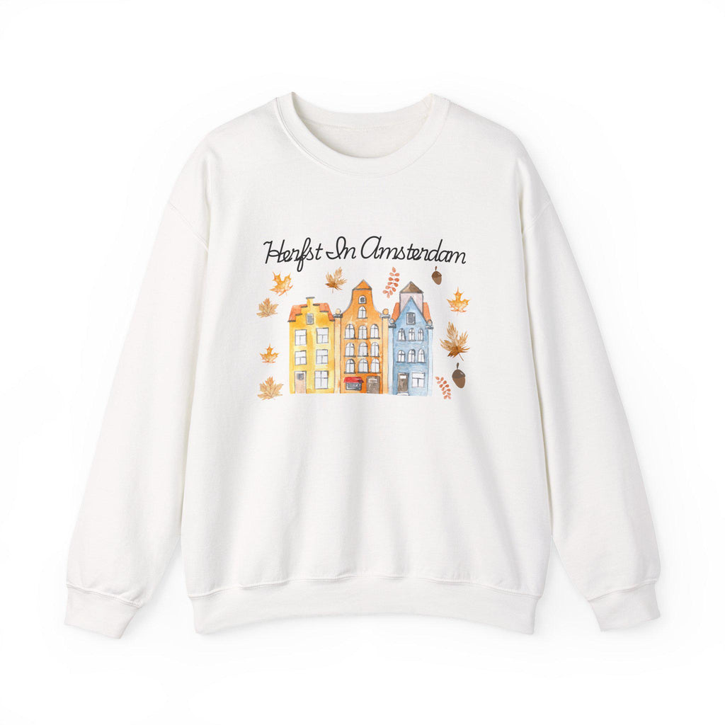 Amsterdam Fall Sweatshirt • Cozy Dutch Canal Sweater • Herfst Crewneck • Autumn Aesthetic Amsterdam Jumper