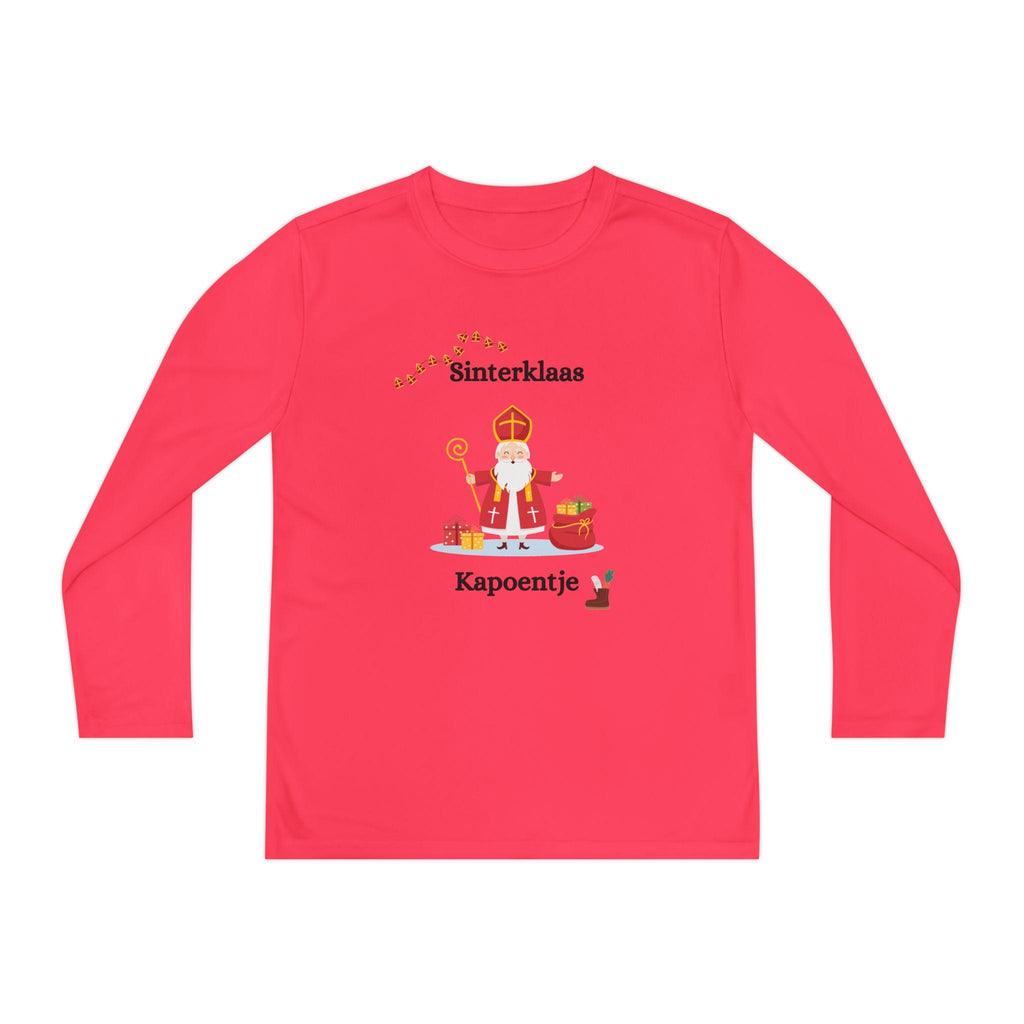 Youth Sinterklaas Long Sleeve Shirt • Dutch Holiday Kids Tee • Saint Nicholas Christmas Top