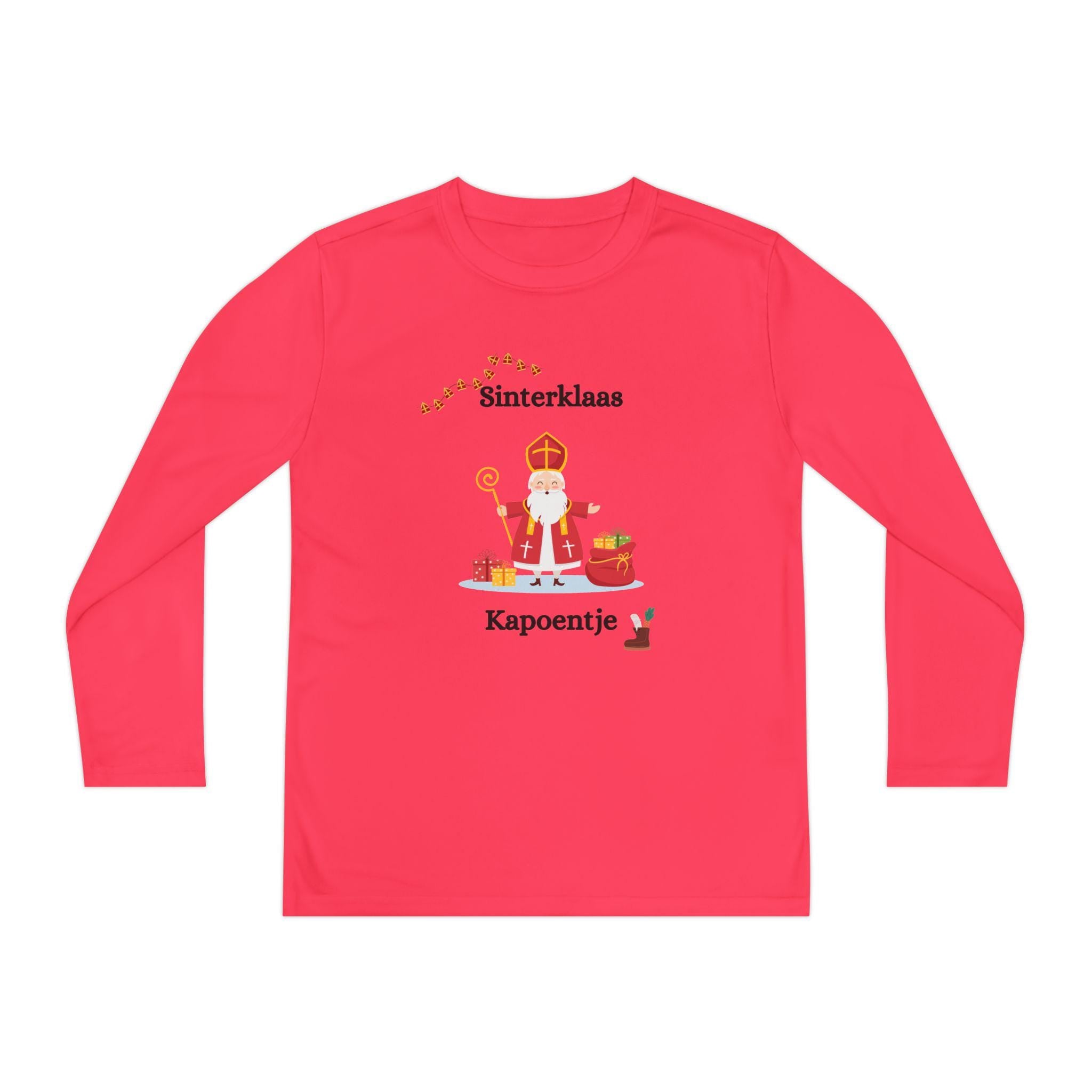 Youth Sinterklaas Long Sleeve Shirt • Dutch Holiday Kids Tee • Saint Nicholas Christmas Top