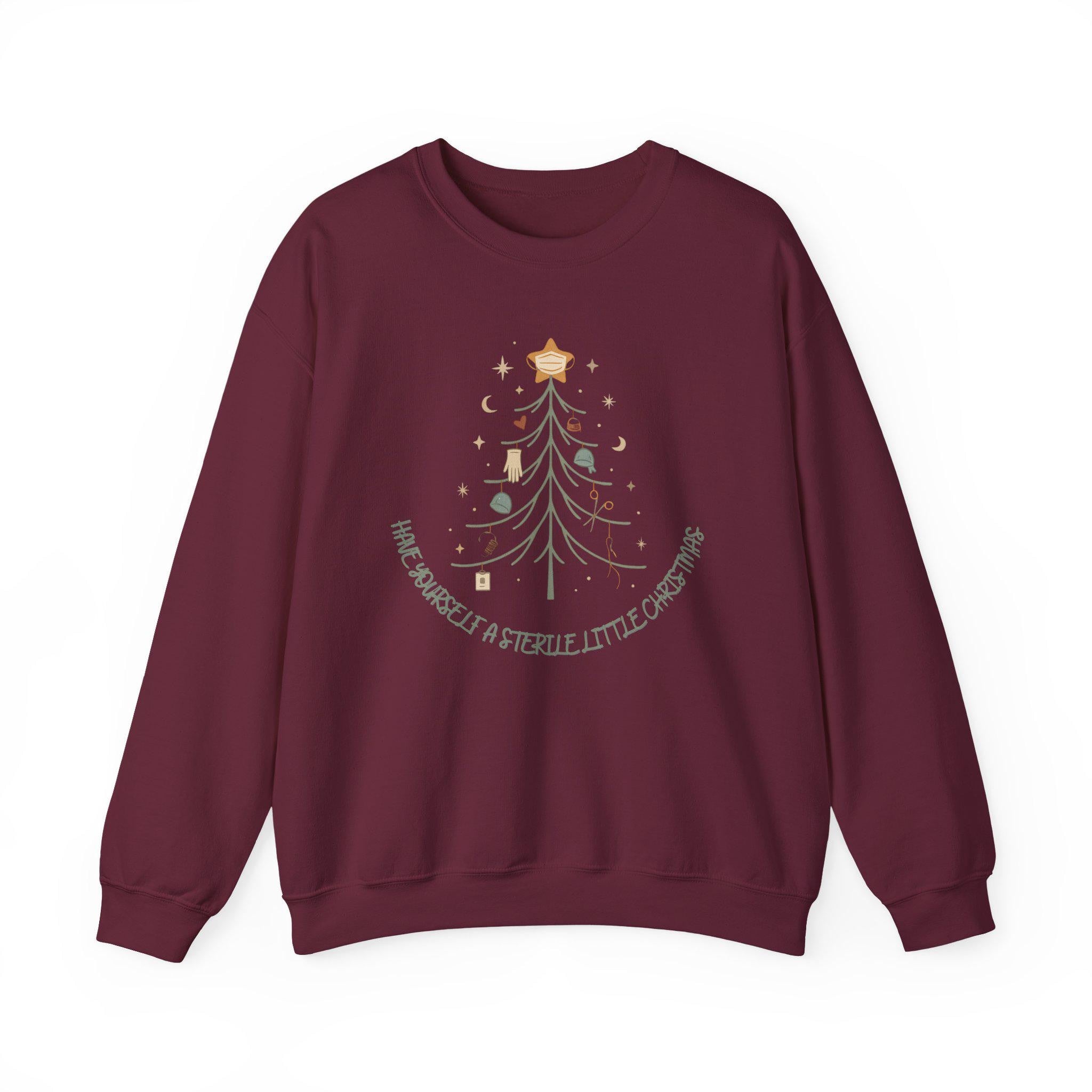 Operating Room Christmas Sweatshirt • Scrub Life Holiday Jumper • OR Nurse Doctor Tech Gift • Medical Staff Holiday Sweater • Hospital Chris
