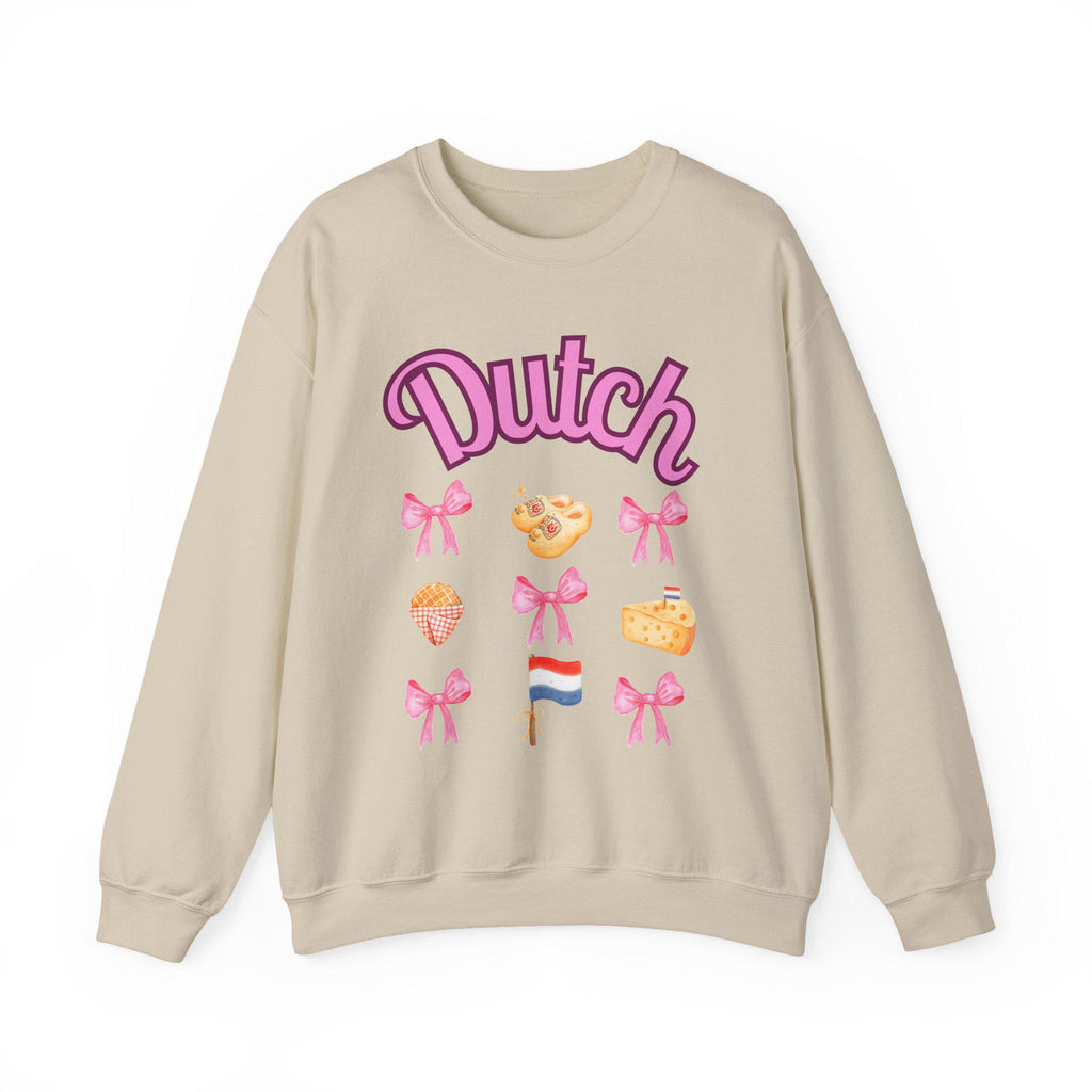 Dutch Barbie Sweatshirt, Pink Netherlands Pullover, Holland Graphic Sweater, Cute Dutch Girl Crewneck, Amsterdam Barbie Aesthetic Top