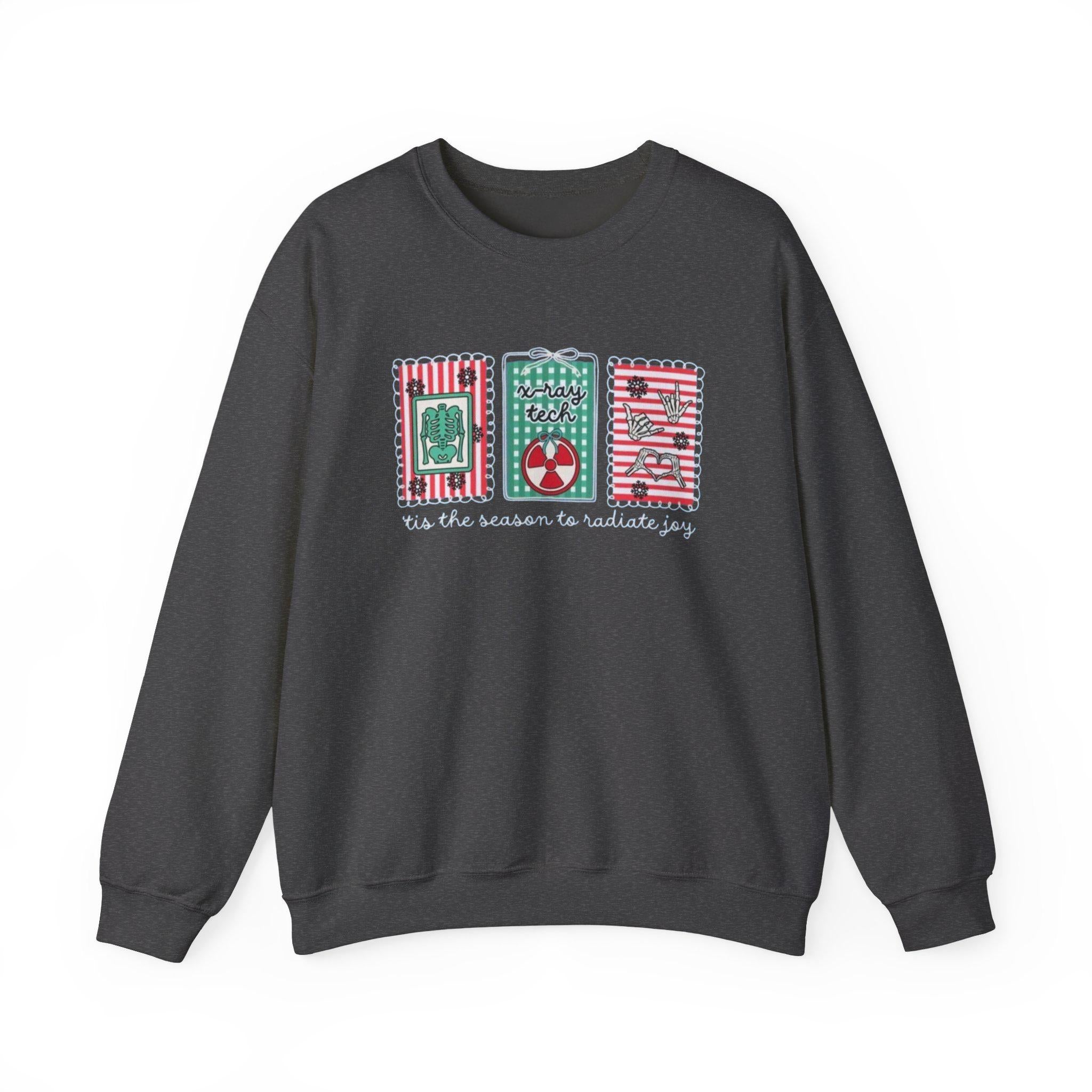 X-Ray Tech Christmas Sweatshirt – Radiology Holiday Crewneck, Funny Medical Xmas Gift, Radiologic Tech Apparel