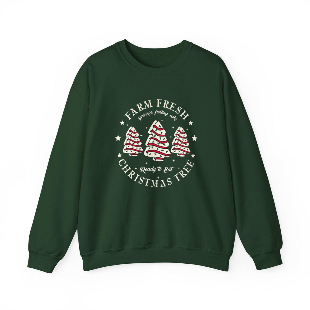 Christmas Tree Crewneck Sweatshirt | Cozy Holiday Sweater | Winter Festive Unisex Crew | Christmas Gift