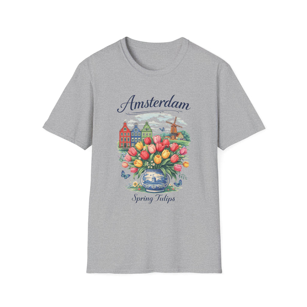 Amsterdam Tulip Shirt | Dutch Spring Tee | Netherlands Travel Shirt | Tulip Field Aesthetic | European Vacation Shirt | Holland Gift