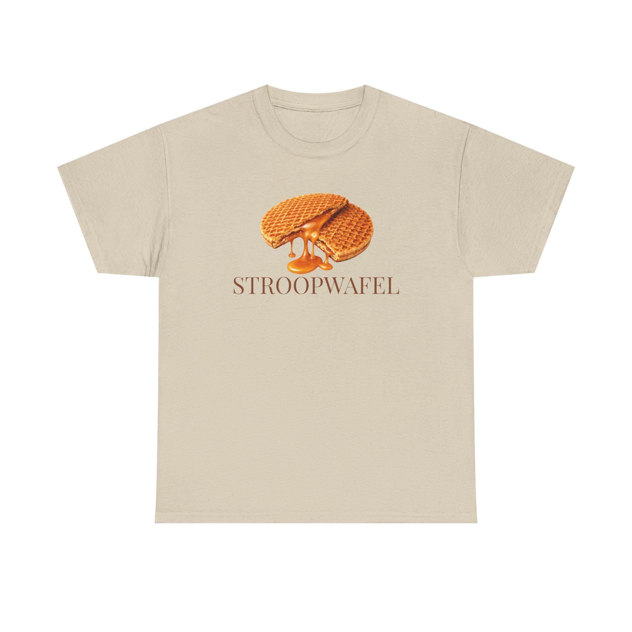 Stroopwafel Shirt | Dutch Dessert Tee | Netherlands Food Shirt | Amsterdam Travel Shirt | Stroopwafel Lover Gift | European Food Graphic Tee