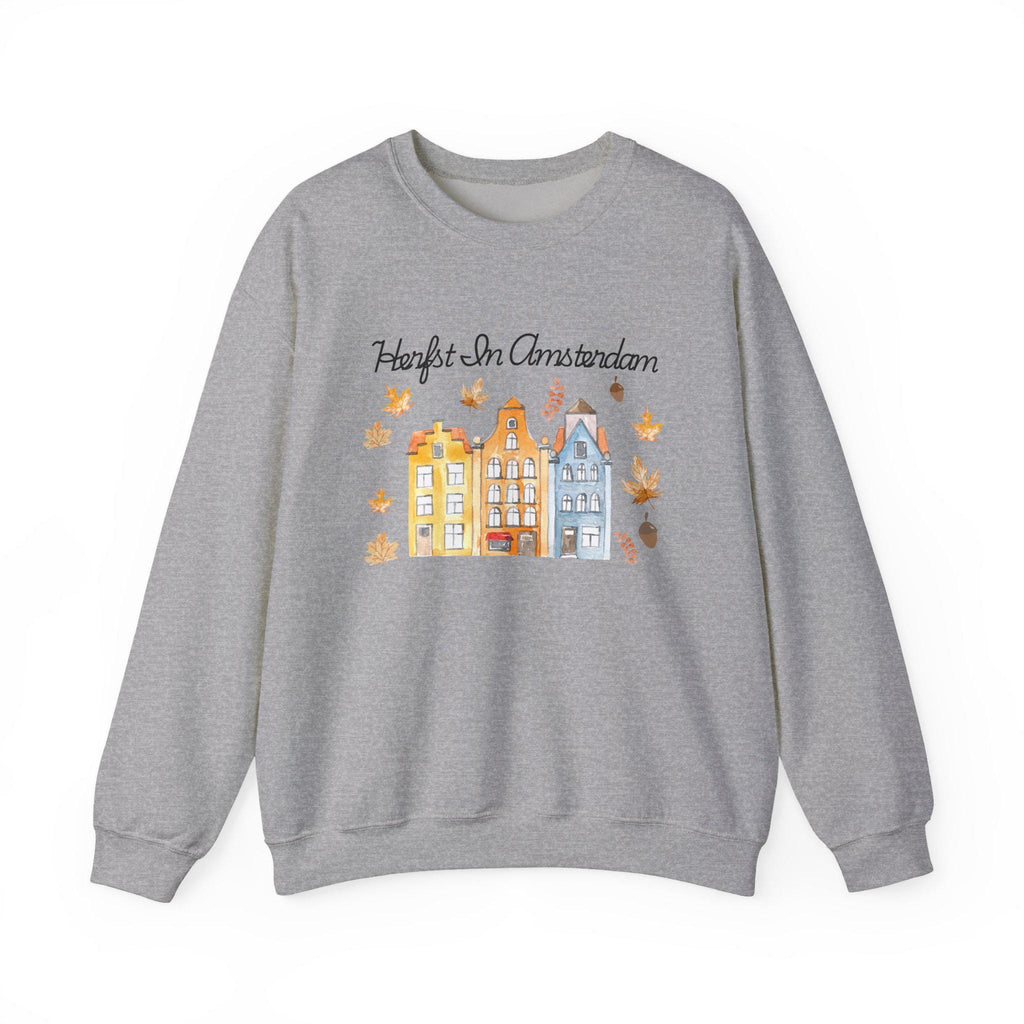 Amsterdam Fall Sweatshirt • Cozy Dutch Canal Sweater • Herfst Crewneck • Autumn Aesthetic Amsterdam Jumper