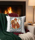 Sinterklaas Pillow, Dutch Holiday Cushion, Pakjesavond Home Decor, Saint Nicholas Throw Pillow, Cozy European Christmas Accent