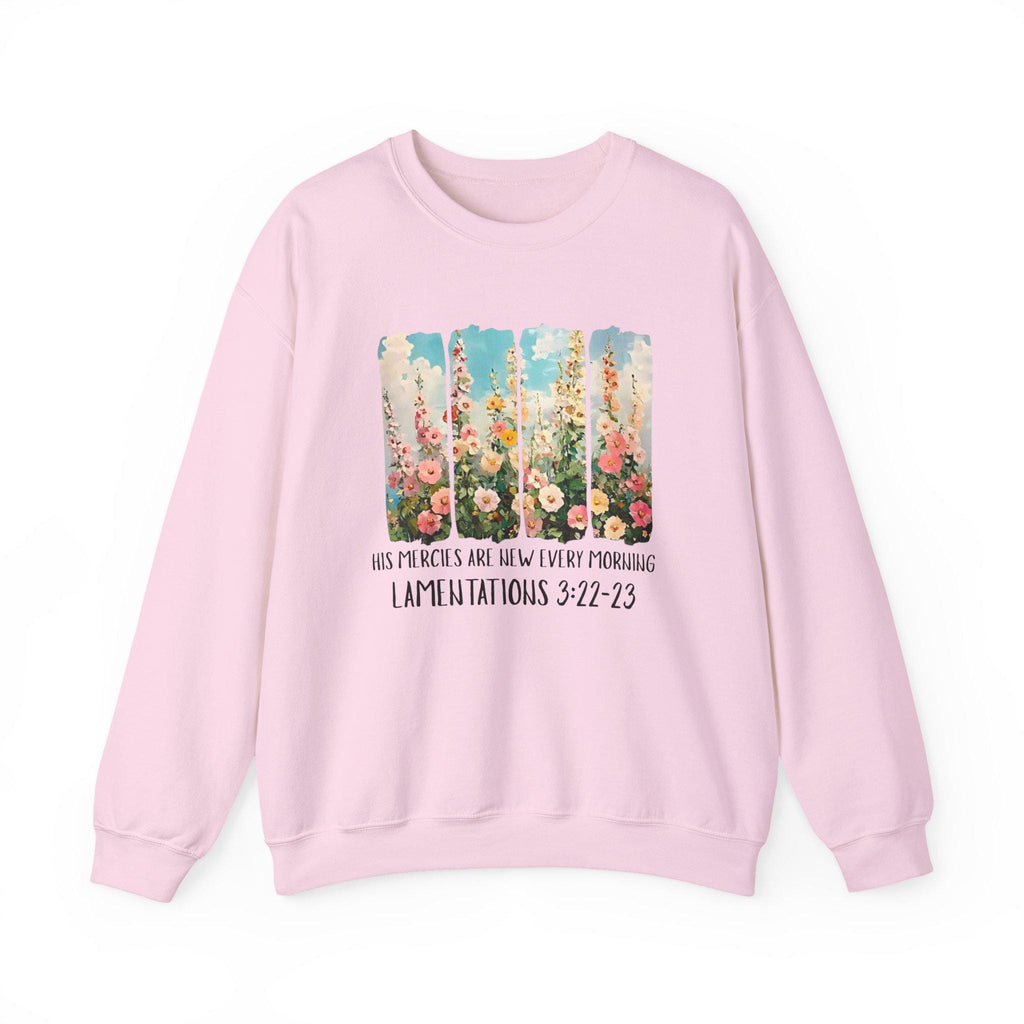 Floral Bible Verse Sweatshirt, Inspirational Christian Crewneck