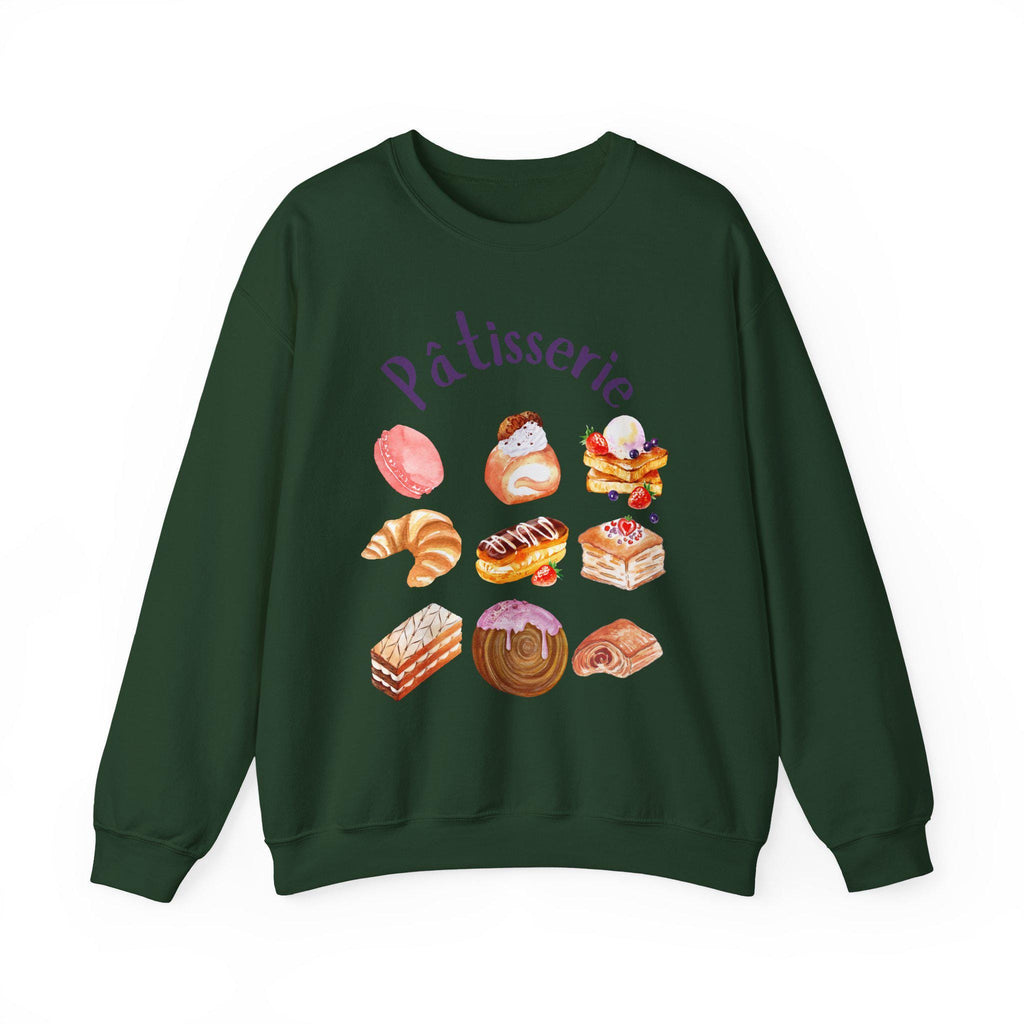 Patisserie Sweatshirt | French Pastry Crewneck | Croissant & Macaron Bakery Aesthetic Sweater