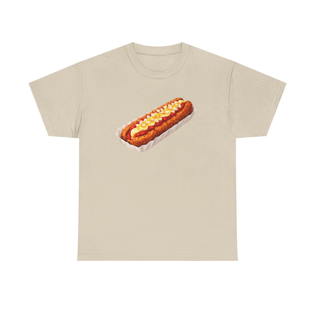 Frikandel Speciaal Shirt | Dutch Street Food Tee | Netherlands Snack Bar Shirt |  Amsterdam Food Shirt | Dutch Snack Graphic Tee | European