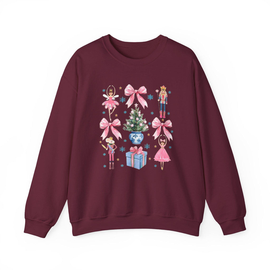 Ballet Christmas Sweatshirt: Nutcracker Holiday Crewneck