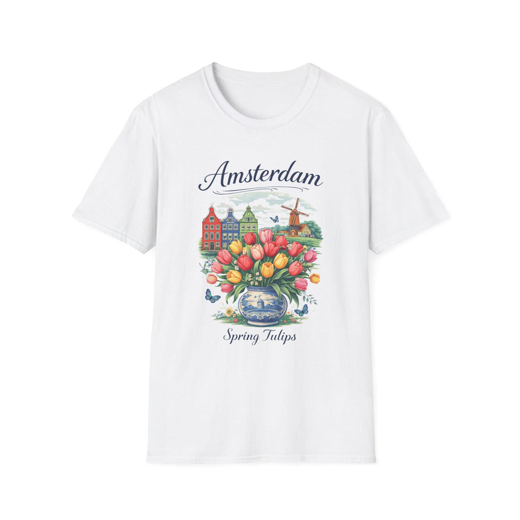 Amsterdam Tulip Shirt | Dutch Spring Tee | Netherlands Travel Shirt | Tulip Field Aesthetic | European Vacation Shirt | Holland Gift