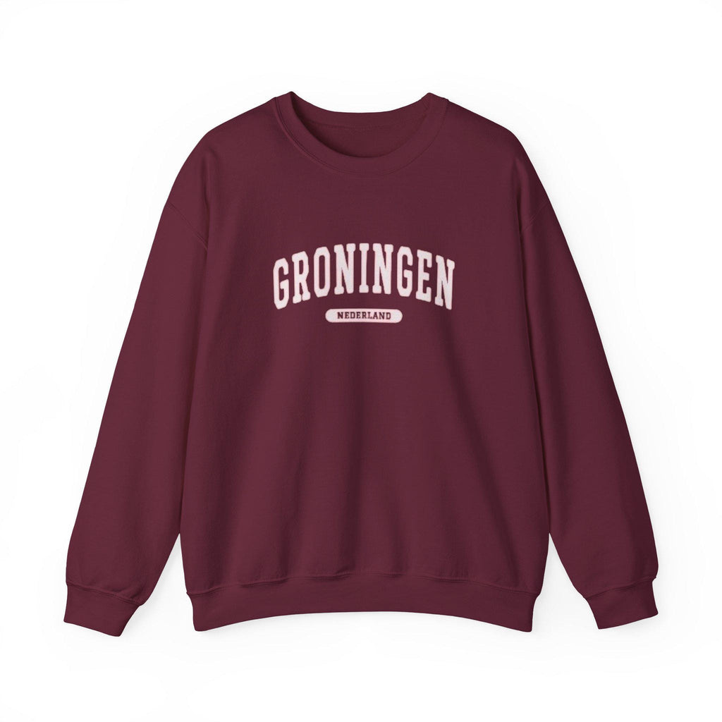 Groningen Crewneck Sweatshirt | Cozy Dutch City Sweater | Groningen University Gift | Unisex Netherlands Apparel