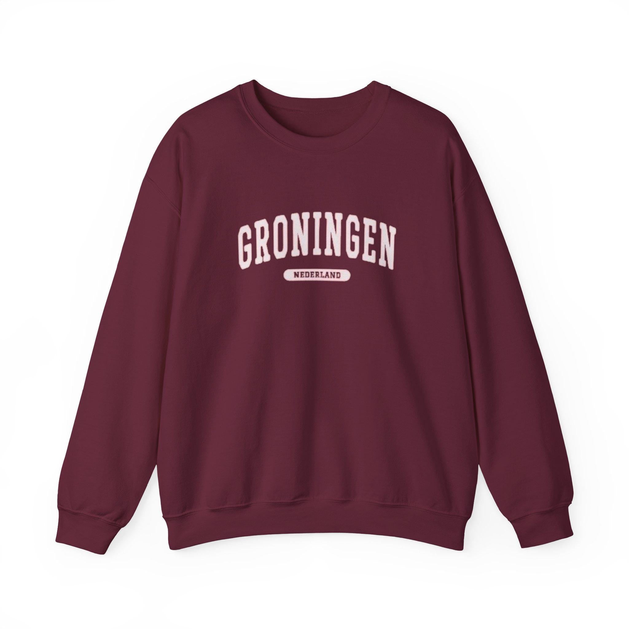 Groningen Crewneck Sweatshirt | Cozy Dutch City Sweater | Groningen University Gift | Unisex Netherlands Apparel