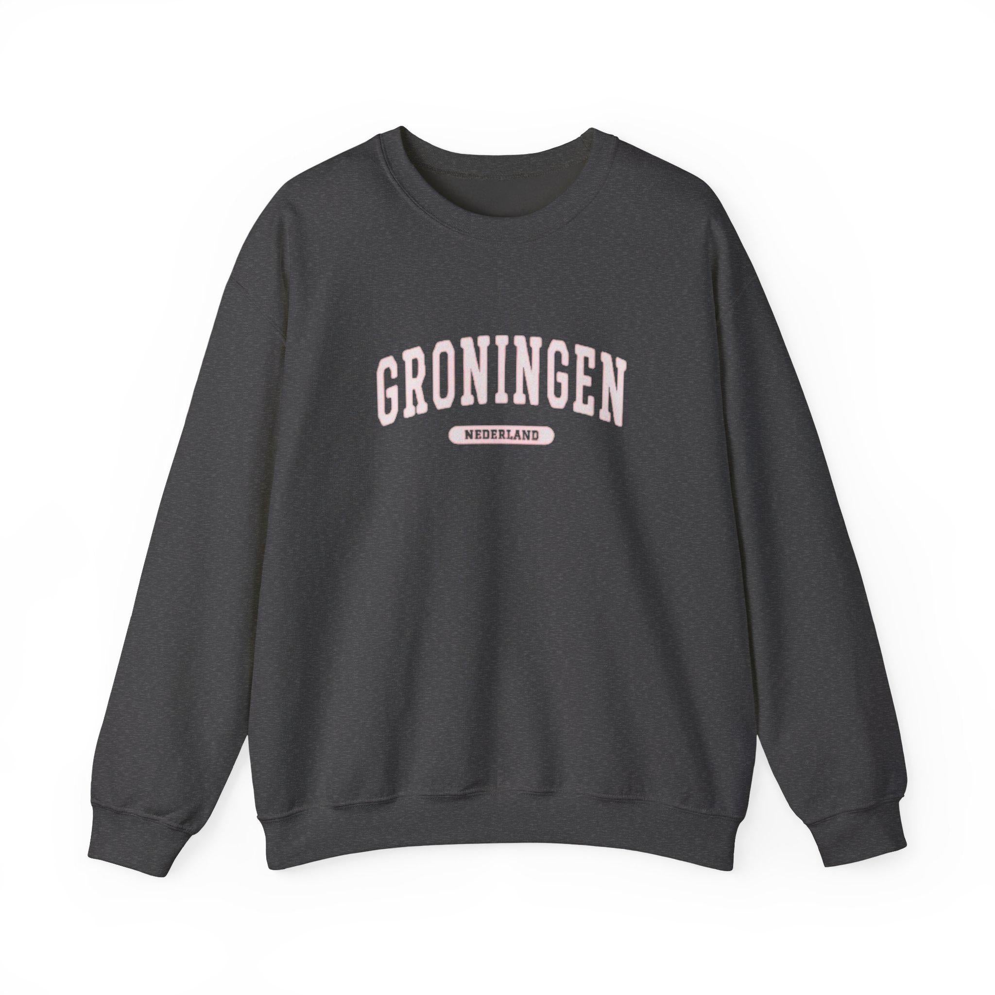 Groningen Crewneck Sweatshirt | Cozy Dutch City Sweater | Groningen University Gift | Unisex Netherlands Apparel
