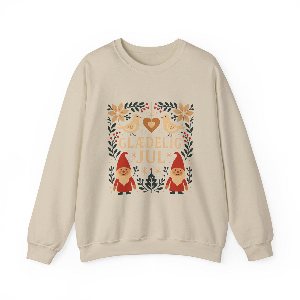 Danish Christmas Sweatshirt • Glædelig Jul Nordic Crewneck • Scandinavian Holiday Sweater • Hygge Christmas Jumper