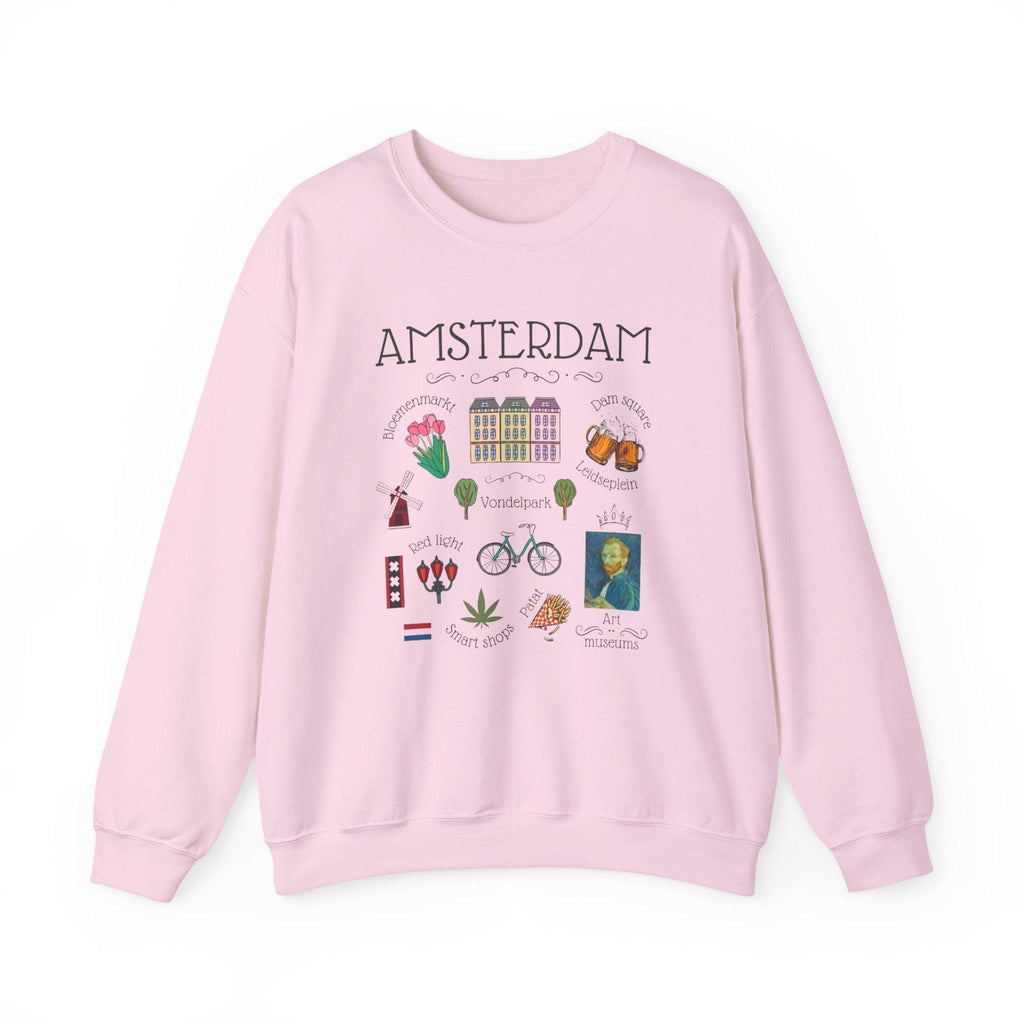 Amsterdam Sweatshirt • Dutch Souvenir Crewneck • Netherlands Travel Gift • Cozy Holland Sweater