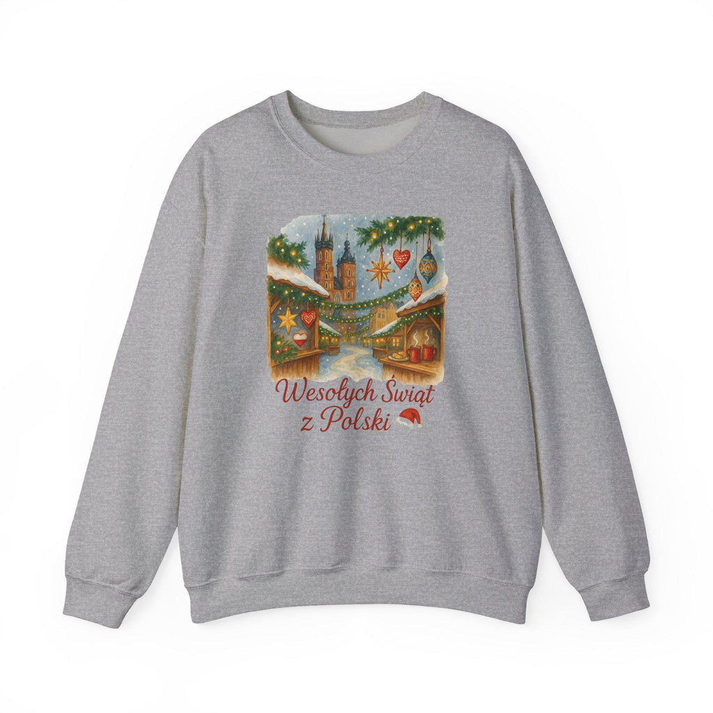 Polish Christmas Sweatshirt • Wigilia Holiday Jumper • Polish Heritage Crewneck • Traditional Polish Gift