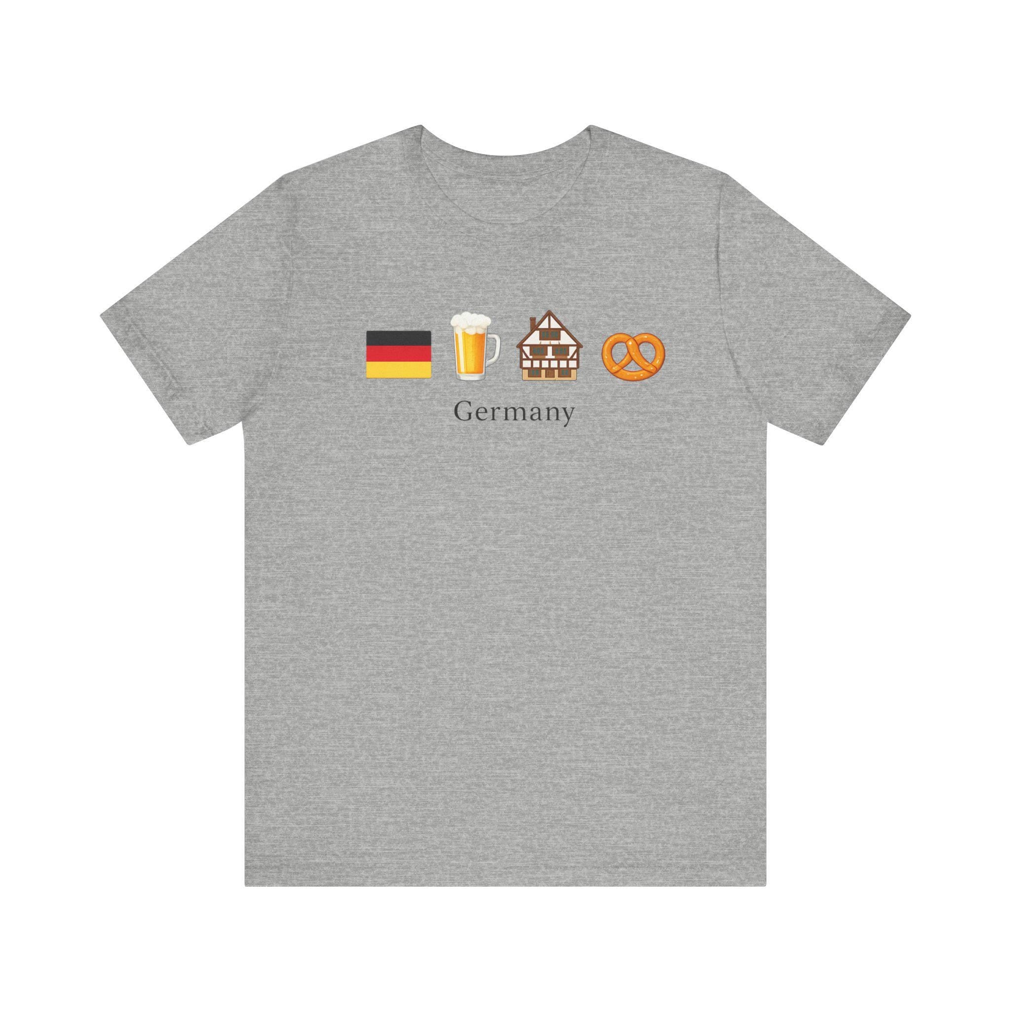 Germany Travel Shirt | German Flag Beer Pretzel Graphic Tee | Oktoberfest Shirt | Germany Vacation Shirt | German Culture T-Shirt | Europe