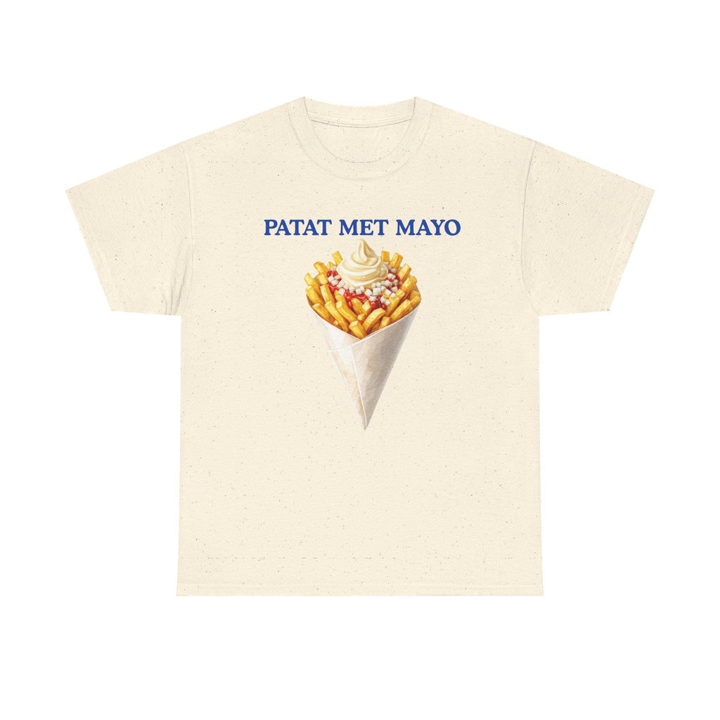 Patat Met Mayo Shirt | Dutch Fries Shirt | Amsterdam Street Food Tee | Netherlands Travel Shirt | Dutch Food Graphic Tee | European Snack