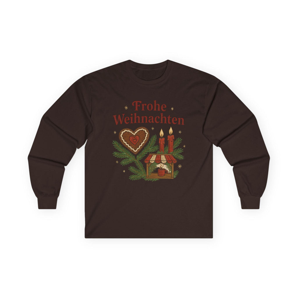 German Christmas St. Nicholas Shirt – Nikolaus Vintage Long Sleeve Tee | European Holiday Top