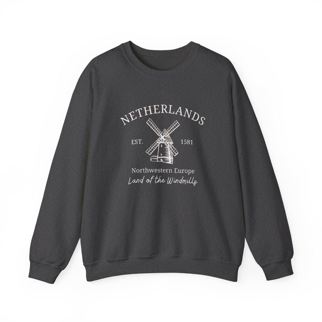 Gezellig Amsterdam Sweatshirt – Cozy Dutch Graphic Pullover, Netherlands Skyline Sweater, Cute Travel Gift