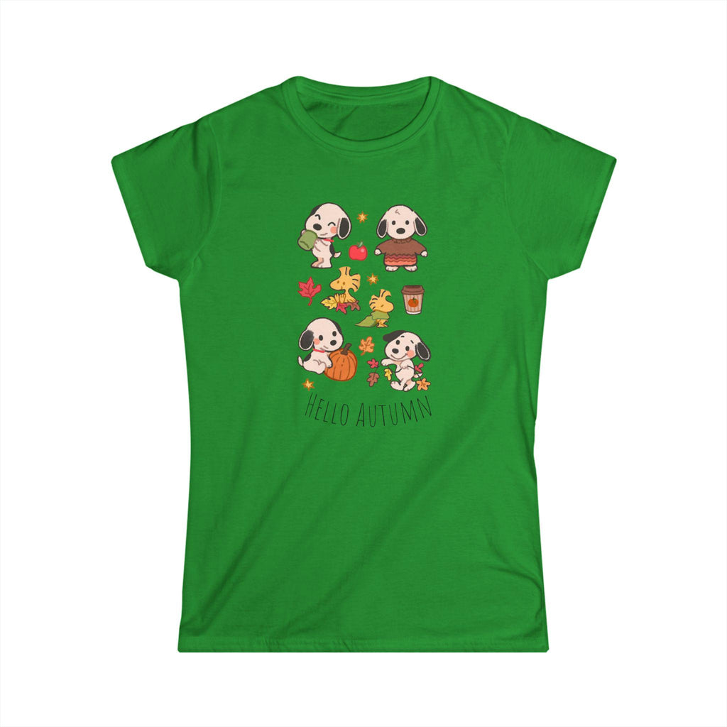 Hello Autumn Shirt, Fall Women’s Tee, Cute Pumpkin Fall Shirt, Cozy Autumn Vibes, Gezellig Shirt, Seasonal Graphic Tee, Gift for Her
