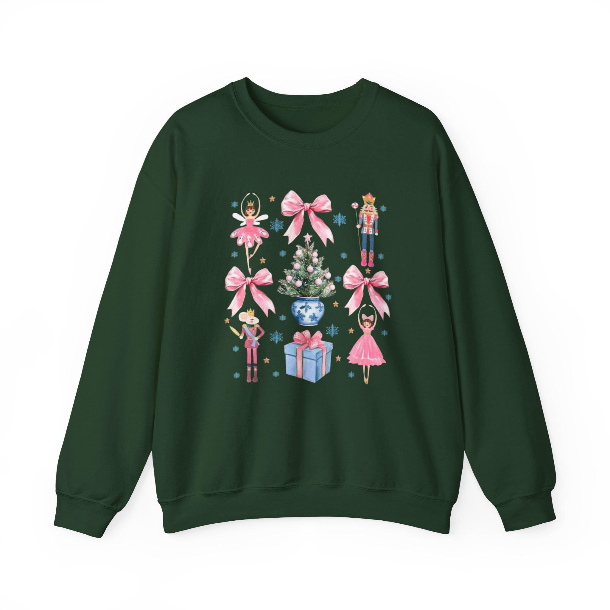Ballet Christmas Sweatshirt: Nutcracker Holiday Crewneck