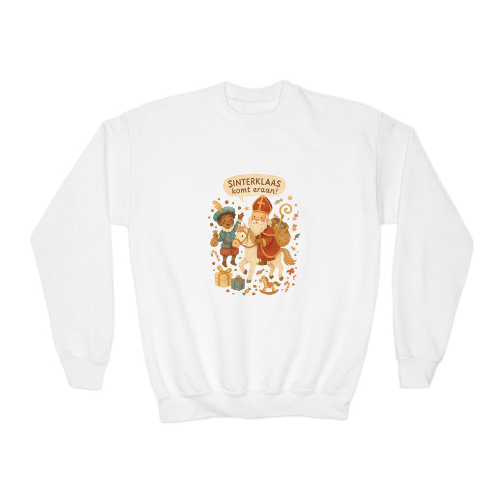 Sinterklaas Youth Sweatshirt • Dutch Christmas Kids Jumper • Saint Nicholas Holiday Sweater • Kids Sinterklaas Shirt • Cute Dutch Tradition