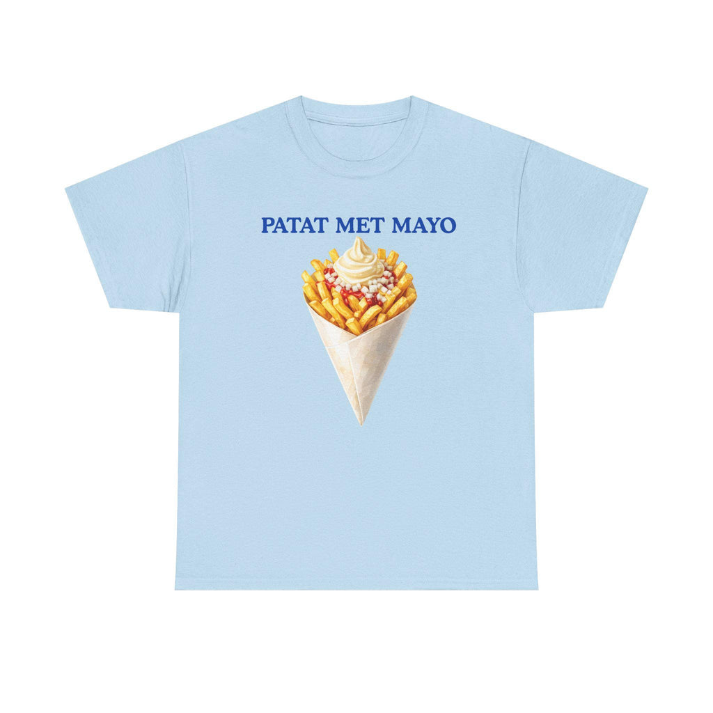 Patat Met Mayo Shirt | Dutch Fries Shirt | Amsterdam Street Food Tee | Netherlands Travel Shirt | Dutch Food Graphic Tee | European Snack