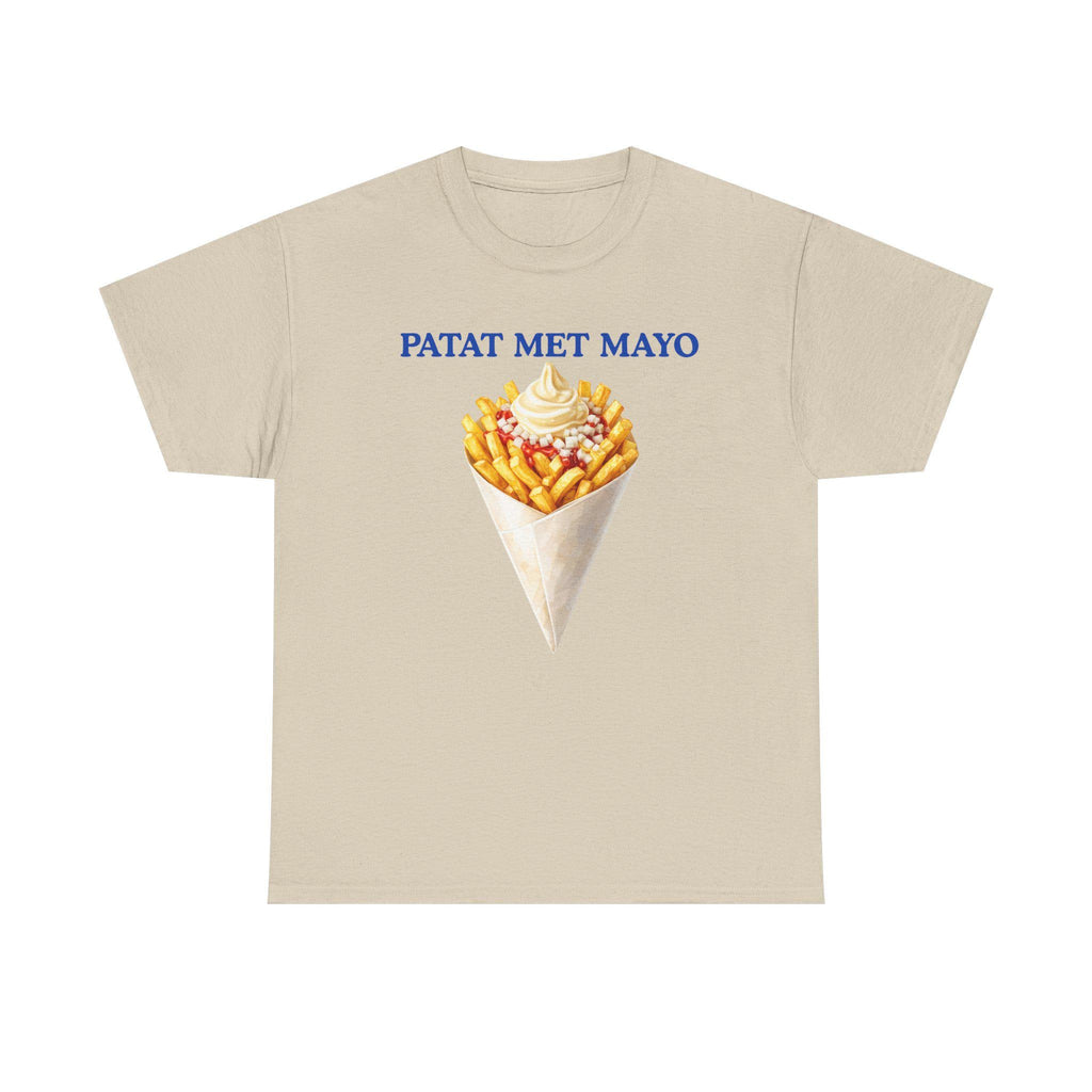 Patat Met Mayo Shirt | Dutch Fries Shirt | Amsterdam Street Food Tee | Netherlands Travel Shirt | Dutch Food Graphic Tee | European Snack
