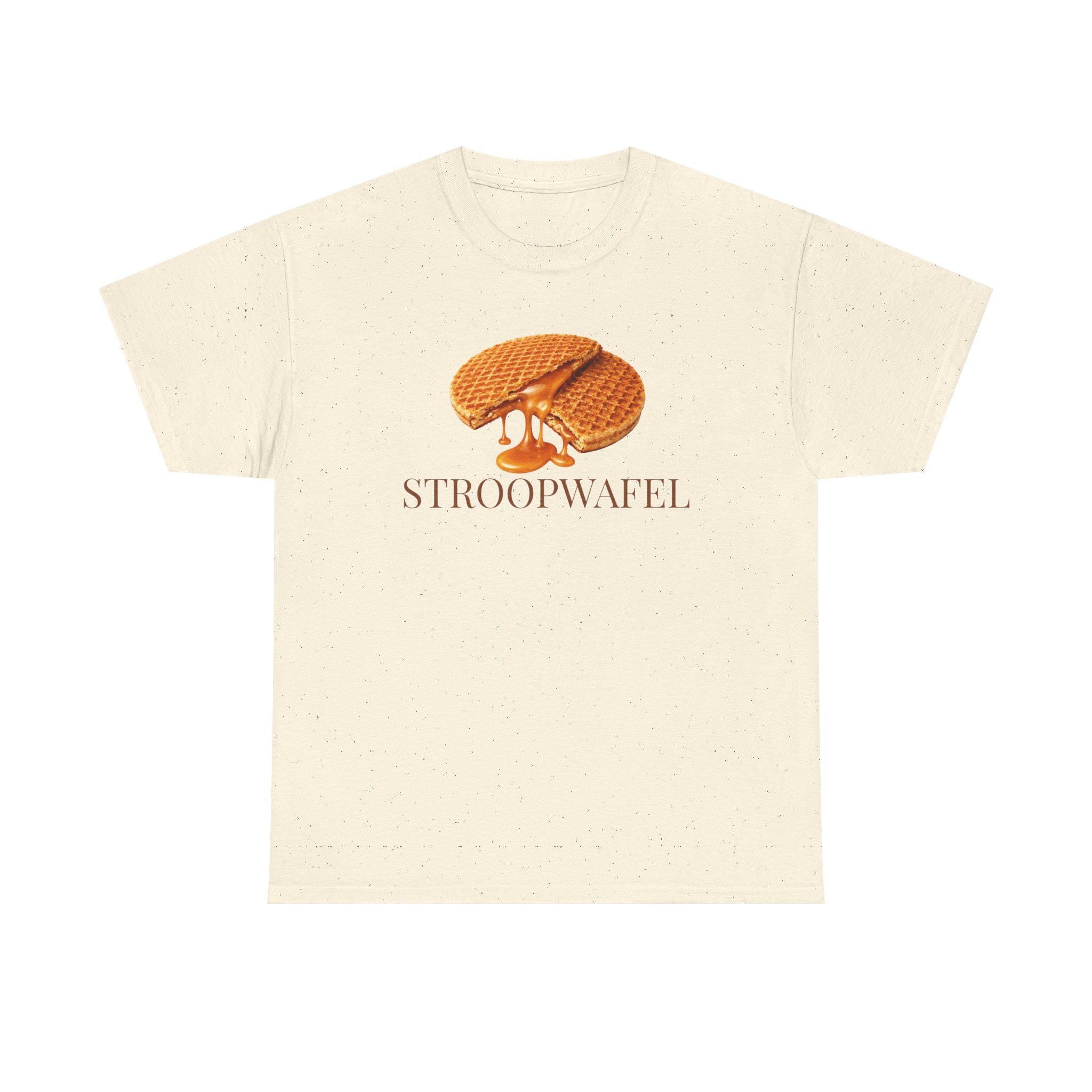Stroopwafel Shirt | Dutch Dessert Tee | Netherlands Food Shirt | Amsterdam Travel Shirt | Stroopwafel Lover Gift | European Food Graphic Tee