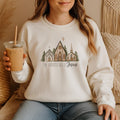 Cozy Church Print Christmas Sweatshirt: Faith-Based Winter Apparel