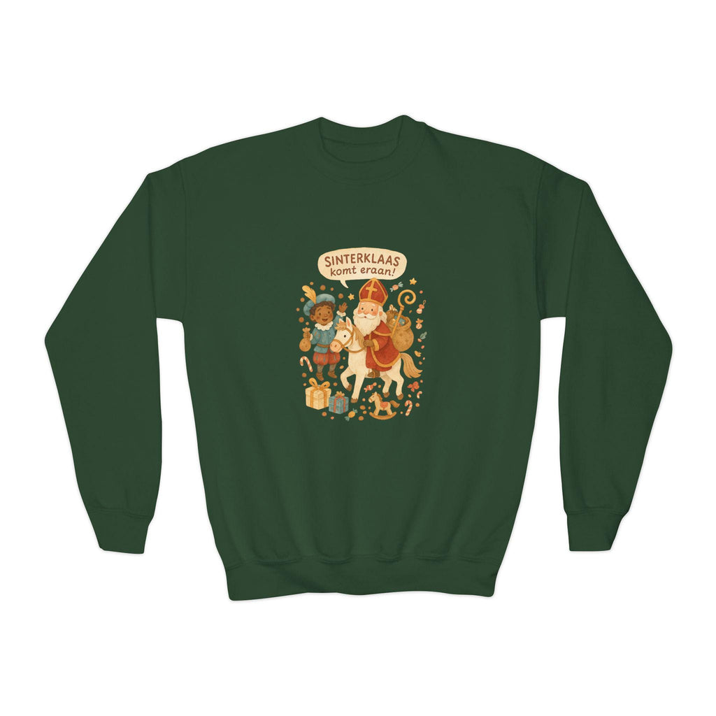 Sinterklaas Youth Sweatshirt • Dutch Christmas Kids Jumper • Saint Nicholas Holiday Sweater • Kids Sinterklaas Shirt • Cute Dutch Tradition