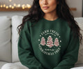 Christmas Tree Crewneck Sweatshirt | Cozy Holiday Sweater | Winter Festive Unisex Crew | Christmas Gift