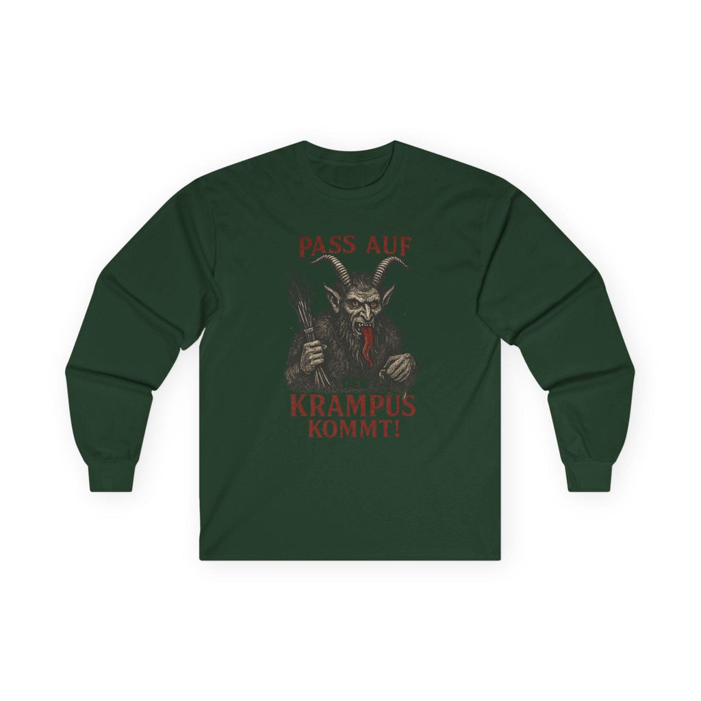 Krampus Long Sleeve Shirt • German Christmas Horror Tee • Scary Holiday Shirt • Alpine Folklore Sweatshirt • Dark Christmas Aesthetic